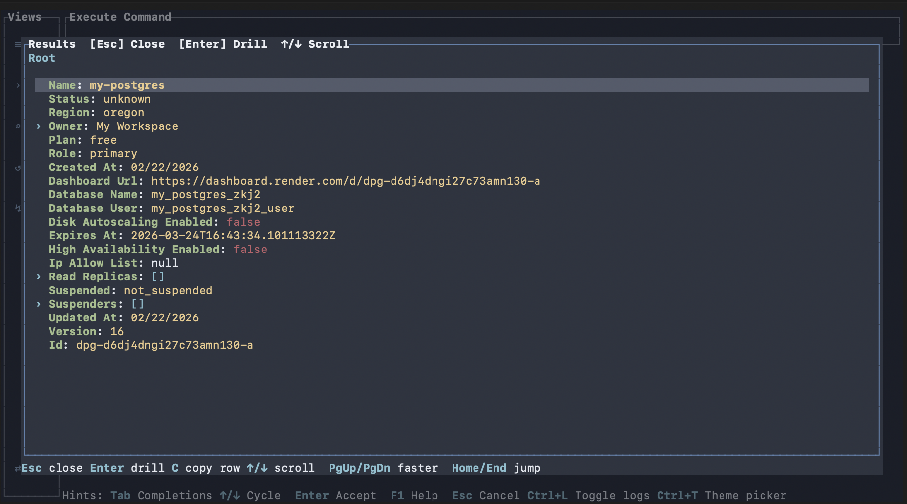Run command screenshot