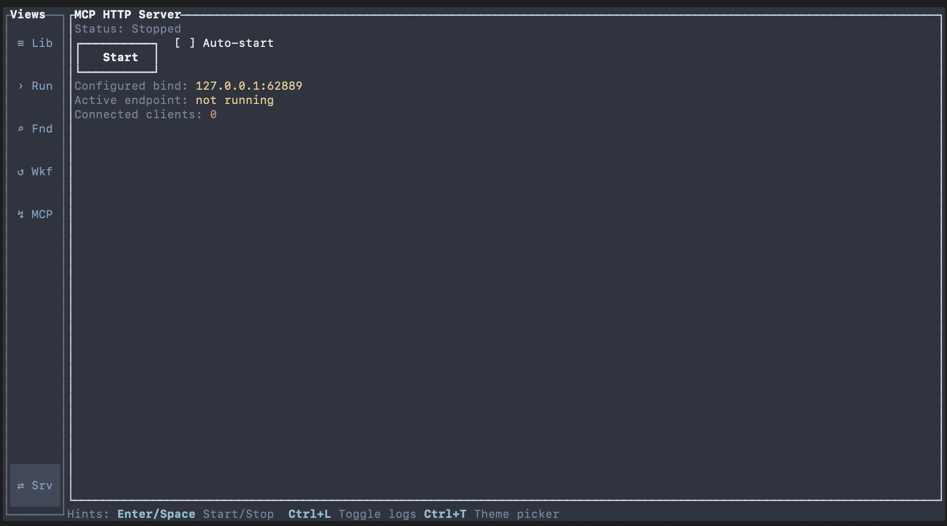 MCP server screenshot